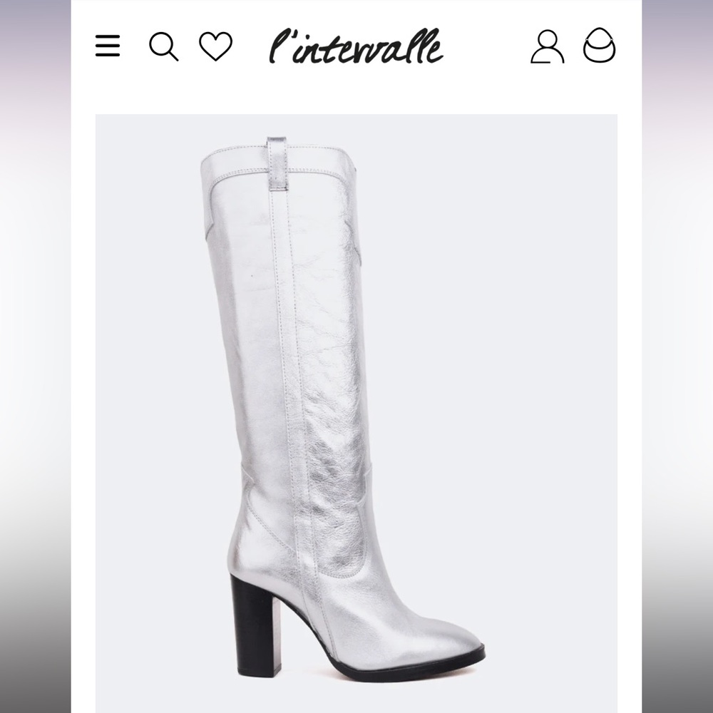 Beautiful L’intervalle leather boots NWT